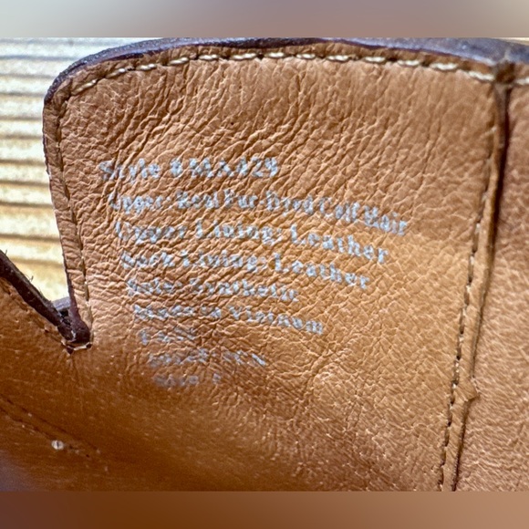 Women’s Madewell The Alex Heeled Loafer in Painted Leopard Calf Hair Sz 5 - Picture 10 of 12